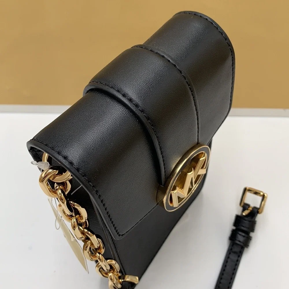 MICHAEL KORS Carmen NS Small Phone Crossbody Bag Black color - Picture 15 of 16